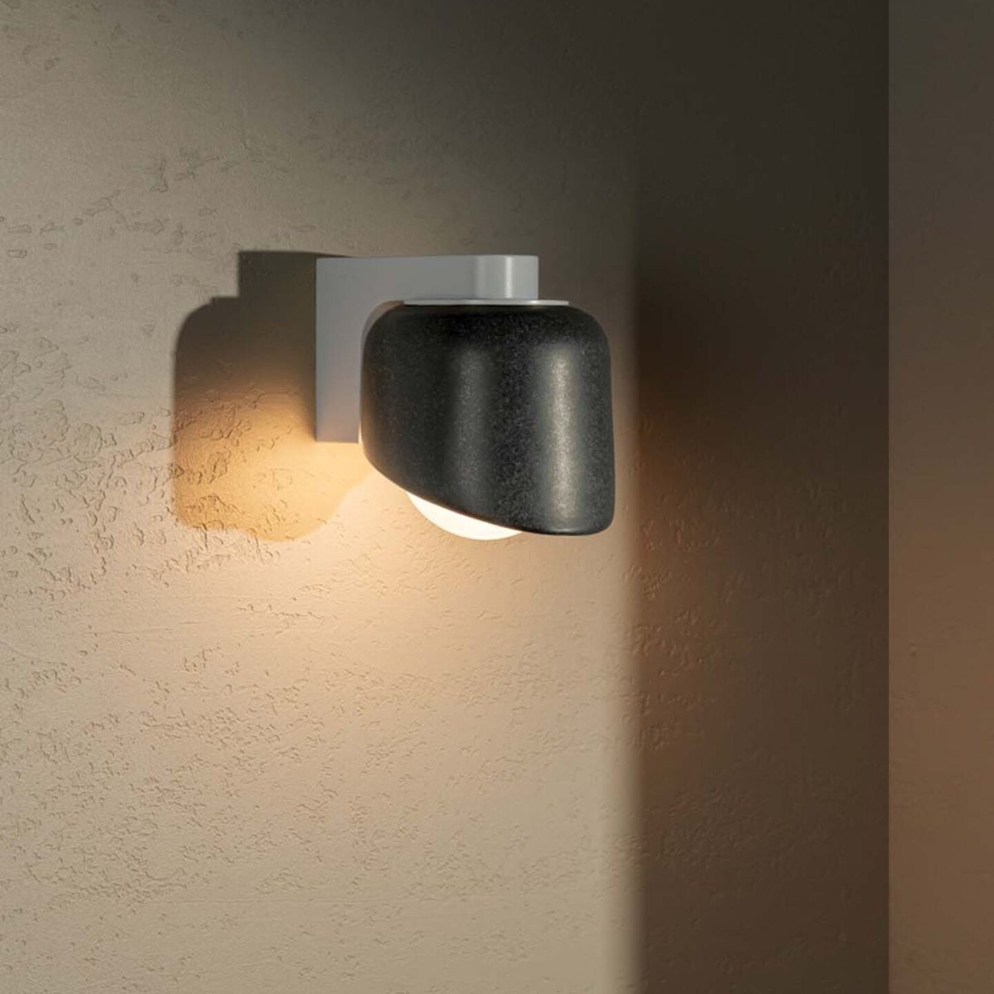 Terra 0.5 Wall Light Lead, White Satin